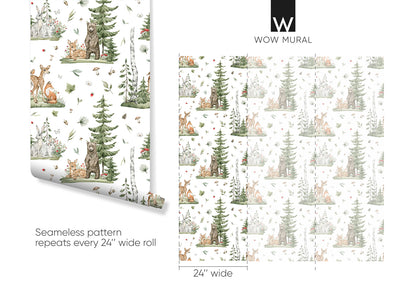 Forest Animals Wallpaper W074