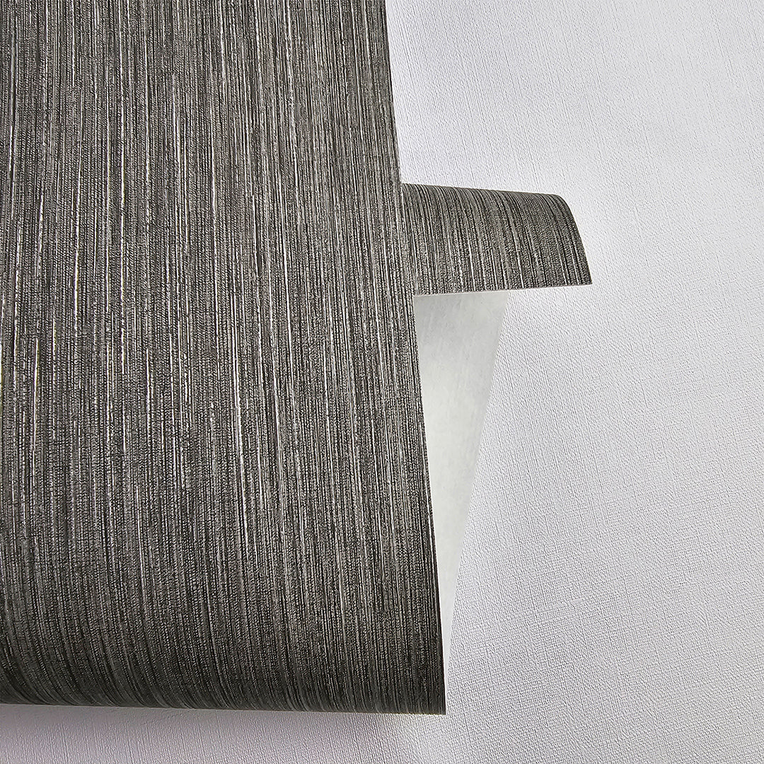 Tailor Made Vertical  - Obsidian Gray Traditional Wallpaper TS80910