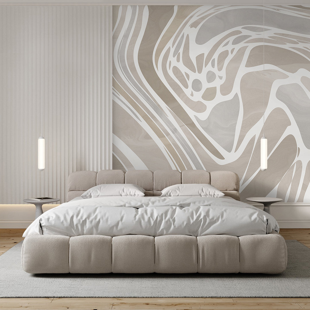 Colorful Water Ripples Wall Mural AM013
