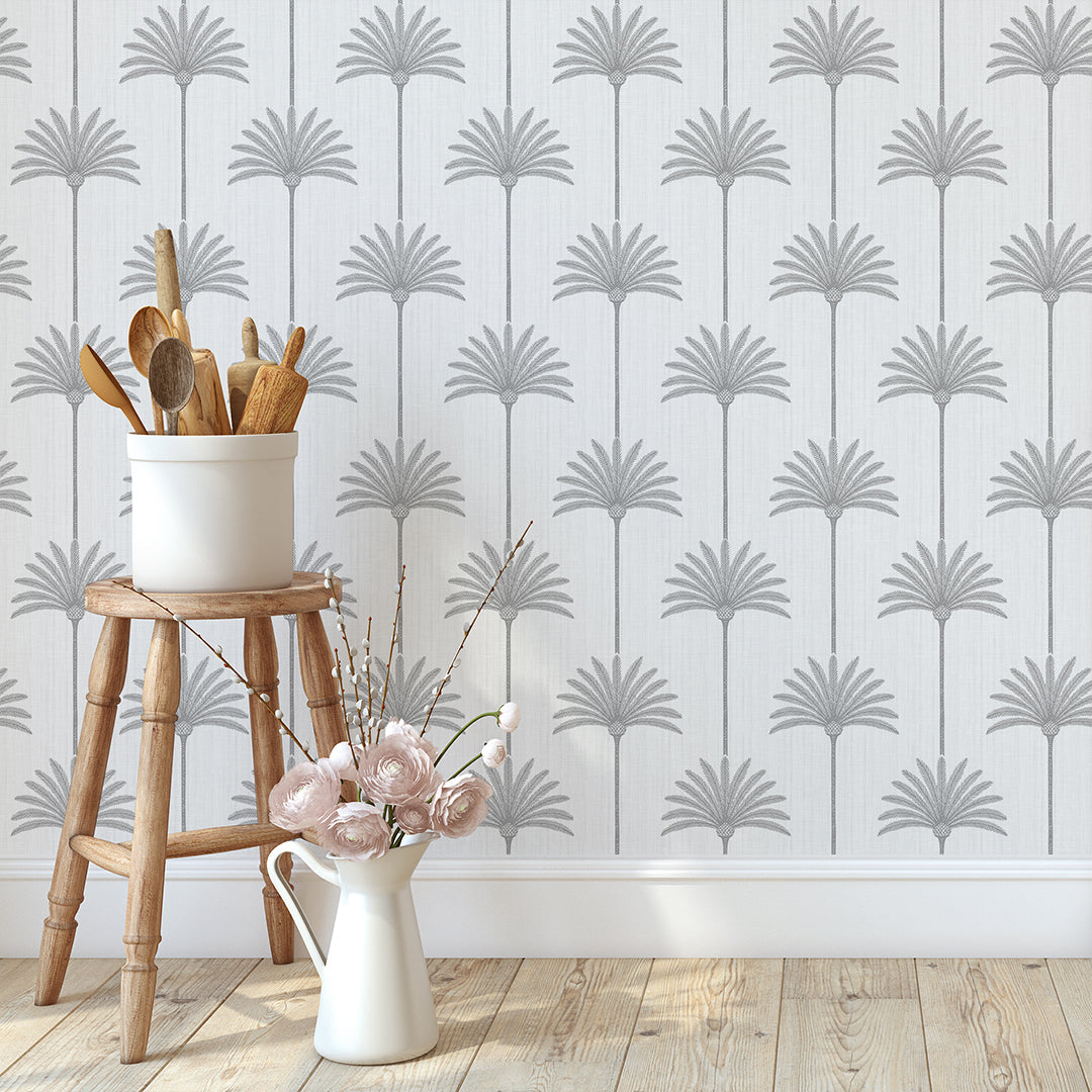Gray Palm Tree Wallpaper L006 – CostaCover
