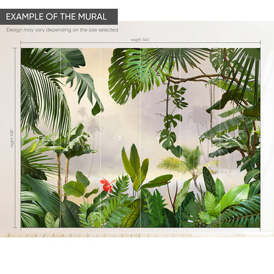 Jungle Tropical Wall Mural CCM062