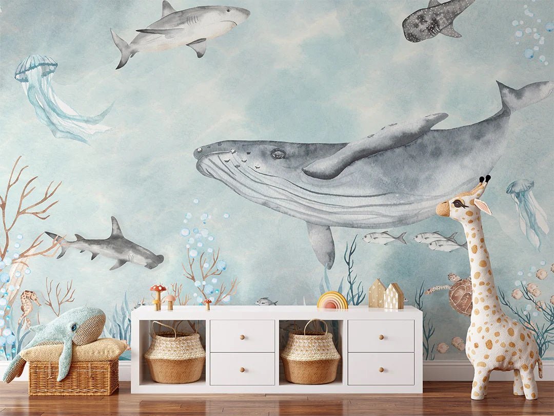 Boy's Nursery Room Ideas with Removable Wallpaper - CostaCover