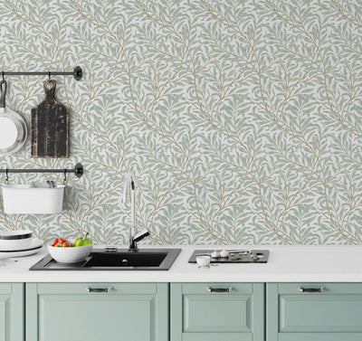 Wallpaper for Small Kitchens: Space-Saving Design Tips