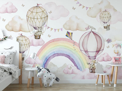 Before & After: A Magical Girl’s Room Makeover with Peel and Stick Wallpaper