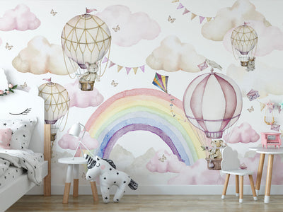 Before & After: A Magical Girl’s Room Makeover with Peel and Stick Wallpaper