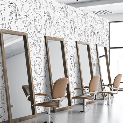 Wallpaper for Hair and Beauty Salons: Creative Ideas by CostaCover