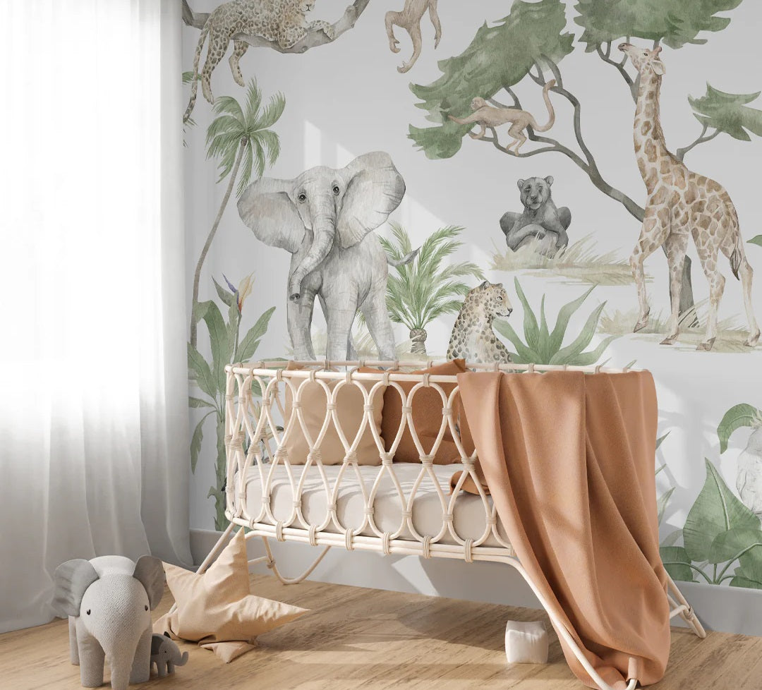 10 Boho Nursery Ideas Featuring Wall Murals