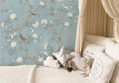 A Garden Indoors: Embrace Nature with Floral Peel and Stick Wallpaper