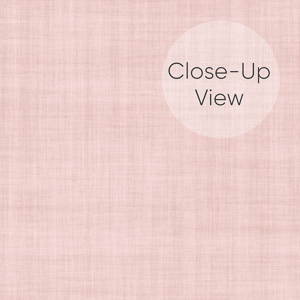 Peach Pink Linen Texture Wallpaper L046