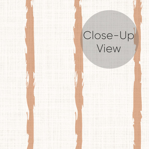 Orange Vertical Stripes Wall Mural AM200