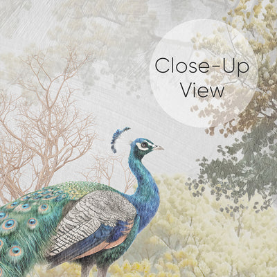 Vintage Japanese Crane Wall Mural CCM207