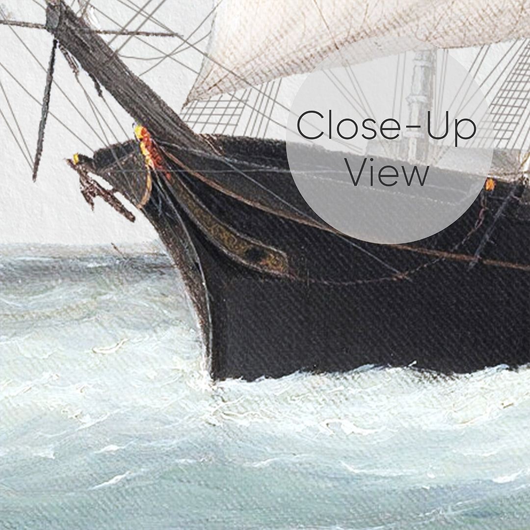 Vintage Blue Sailboats Wall Mural AM161