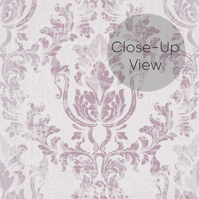 Pink Rococo Wallpaper W101