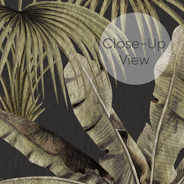 Dark Tropical Palm Wallpaper A140