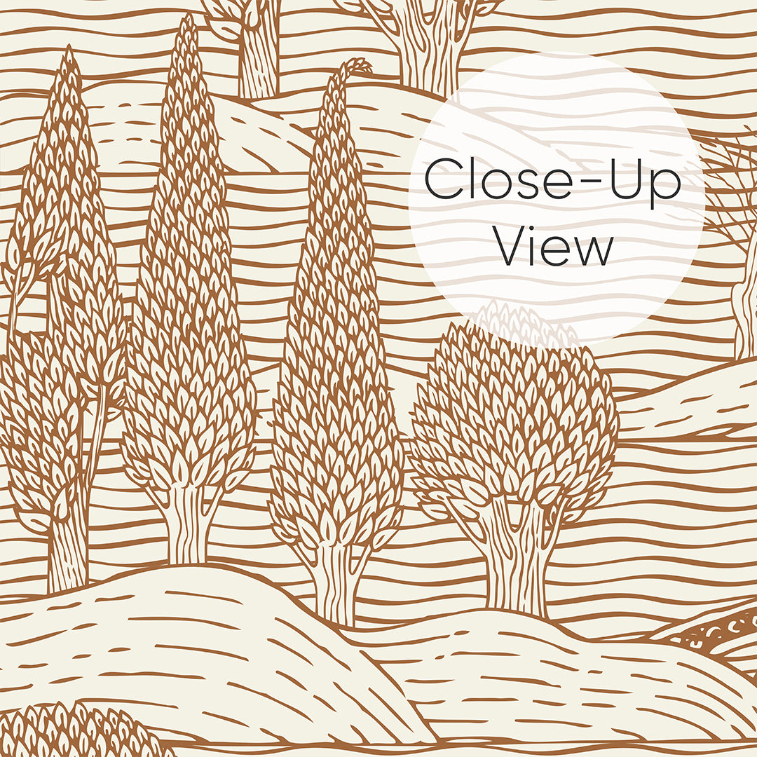 Beige Landscape Wallpaper CC351