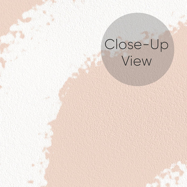 Peach Fuzz & White Lines Wall Mural AM045 - CostaCover - Peel and stick Removable Wallpaper - about walls - Abstract - Abstract Labyrinth Lines