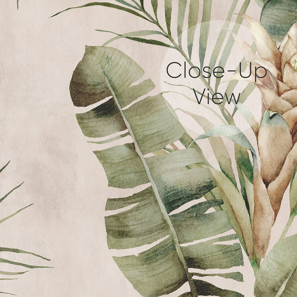 Light Green Tropical Wallpaper A142