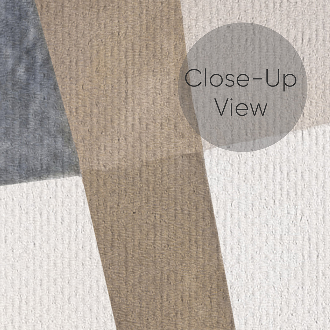 Beige Gray Shapes Wall Mural AM158