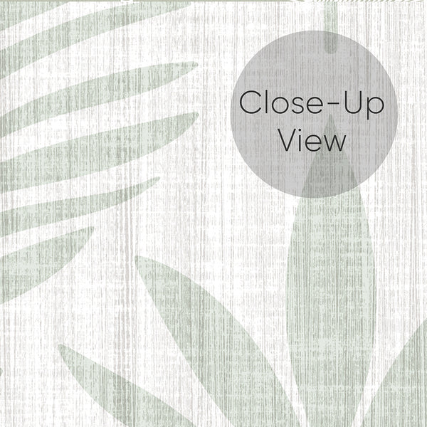 Green Gray Botanical Leaf L037