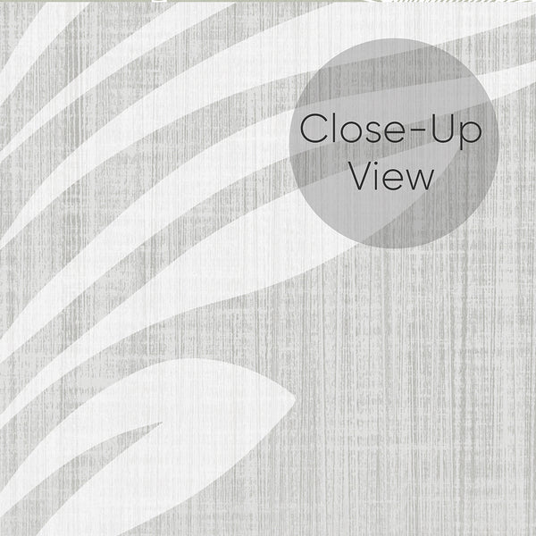 Light Gray Leaf Wallpaper L030