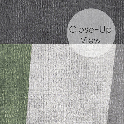 Green Gray Geometric Shapes Wall Mural AM126