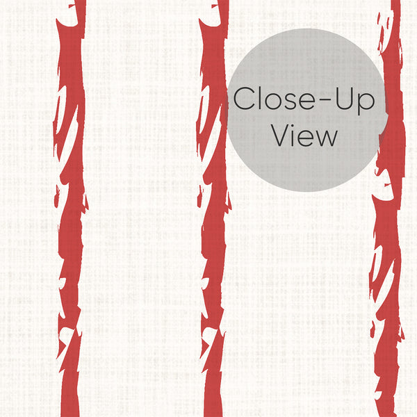 Red Vertical Stripes Wall Mural AM198