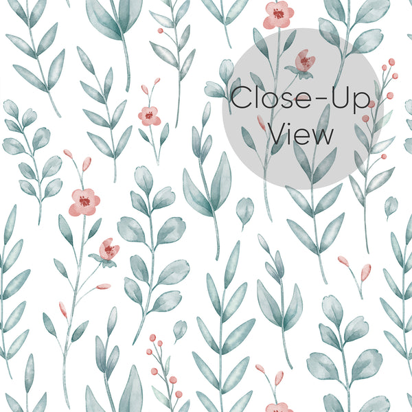 Delicate Floral Wallpaper A052