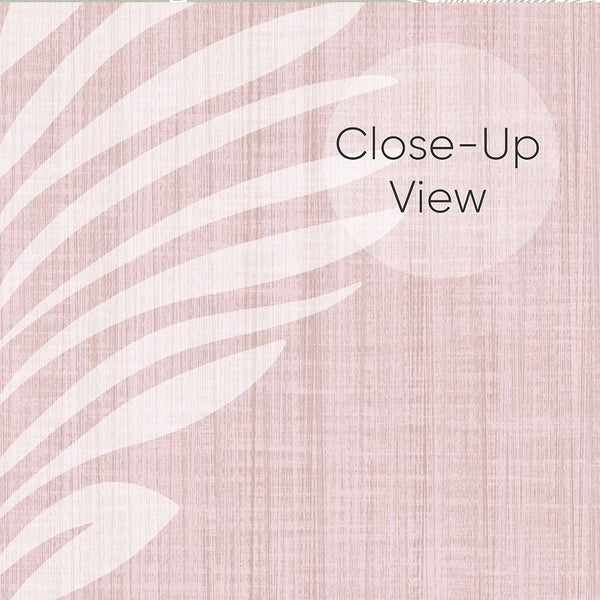 Blush Pink Leaf Wallpaper L031