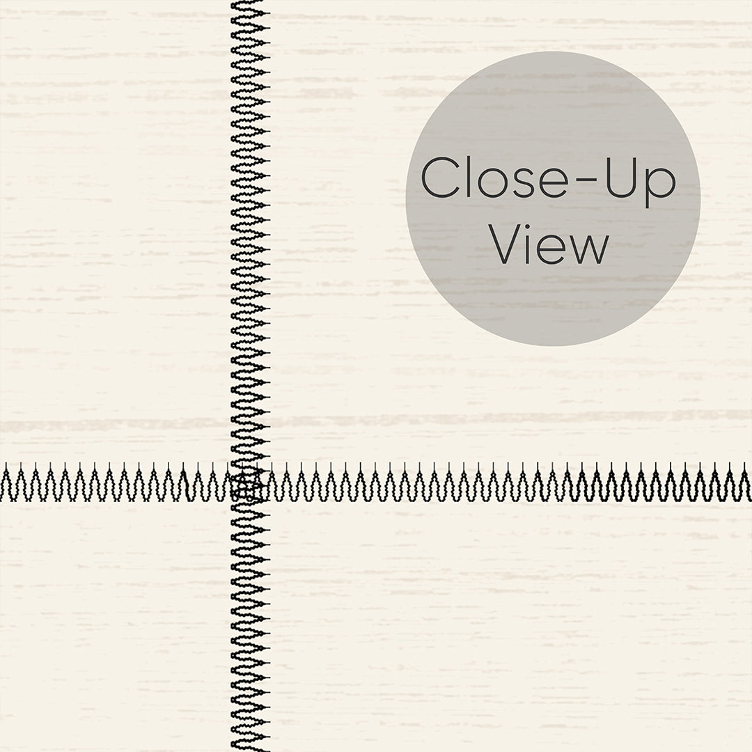 Neutral Stitched Grid Grasscloth Wallpaper CG031