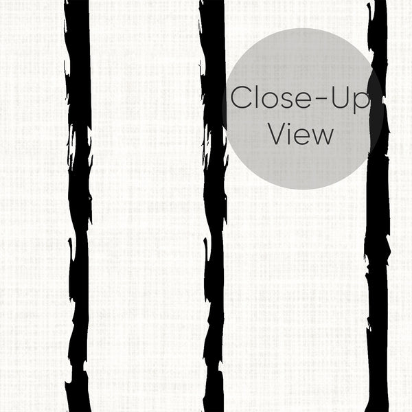 Black Vertical Stripes Wall Mural AM199