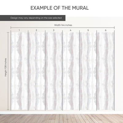 Neutral Watercolor Striped Wall Mural AM171