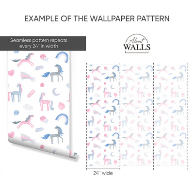 Hand-drawn Unicorn Wallpaper A056