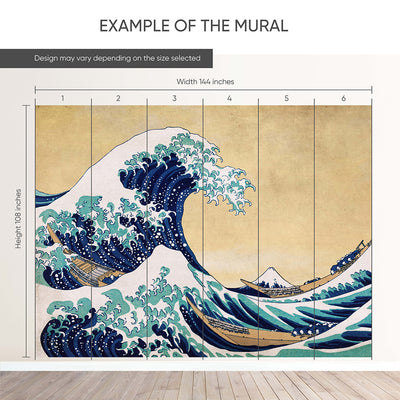 Vintage Wave Wall Mural AM163