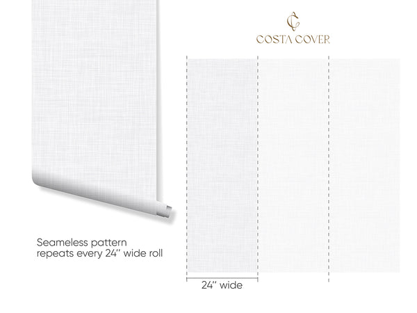 Gray Linen Texture Wallpaper CC341 - CostaCover - Peel and stick Removable Wallpaper - Abstract - abstract arches - Abstract Labyrinth Lines