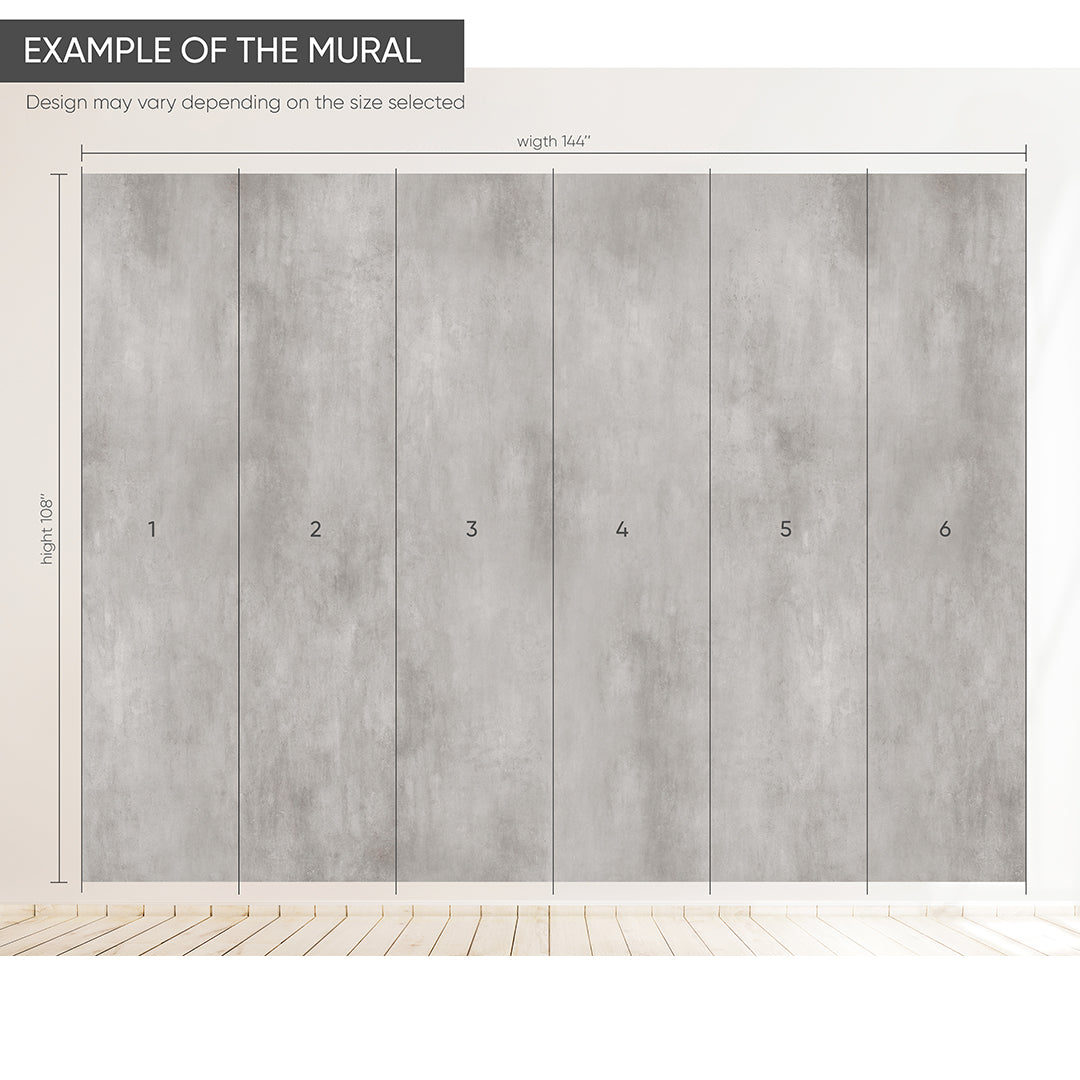 Gray Plaster Texture Wall Mural AM103