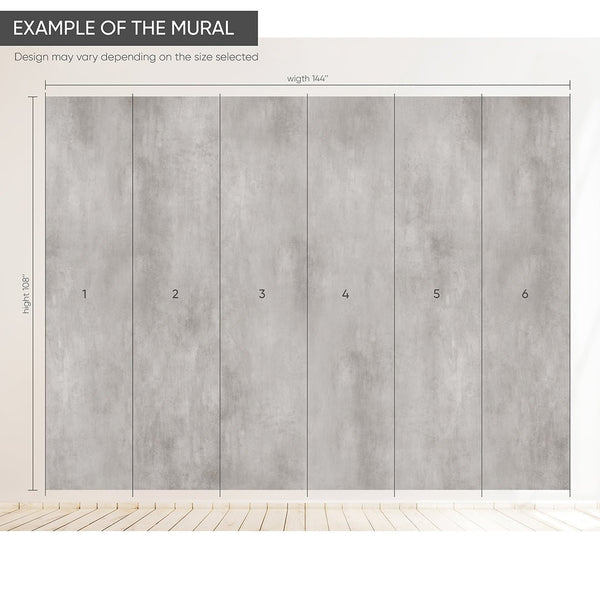 Gray Plaster Texture Wall Mural AM103 - CostaCover - Peel and stick Removable Wallpaper - about walls - Abstract - abstract lines