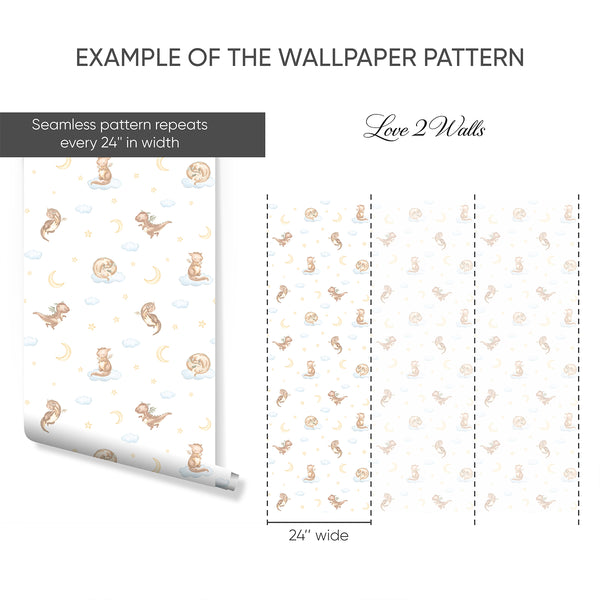 Example of a 24-inch-wide panel, showing how the design is divided across panels; the printed design varies with the size selected