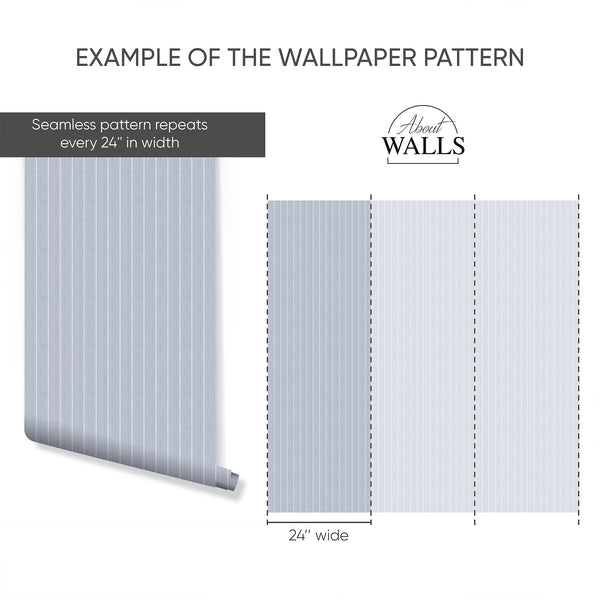 Example of a 24-inch-wide panel, showing how the design is divided across panels; the printed design varies with the size selected