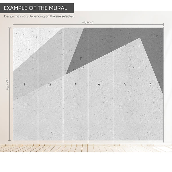 Granite Texture Shapes Wall Mural AM050 - CostaCover - Peel and stick Removable Wallpaper - about walls - Abstract - abstract lines