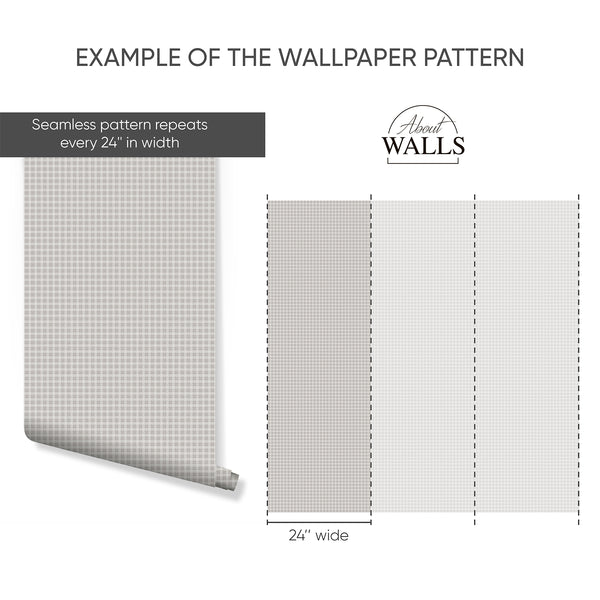 Example of a 24-inch-wide panel, showing how the design is divided across panels; the printed design varies with the size selected