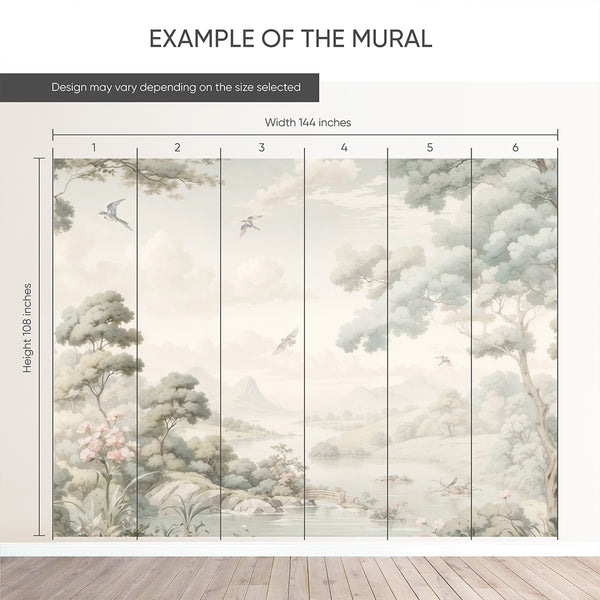 Antique Landscape Wall Mural WM094