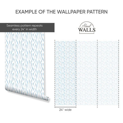 Blue Watercolor Raindrop Wallpaper A105