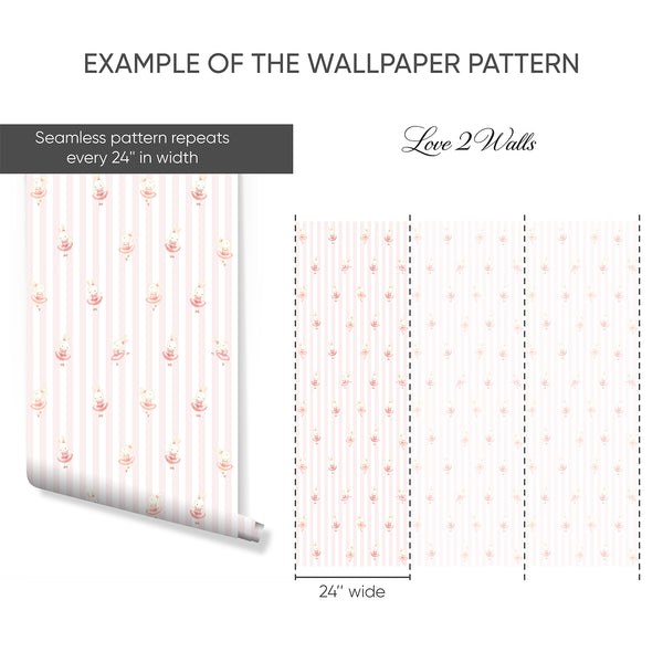 Example of a 24-inch-wide panel, showing how the design is divided across panels; the printed design varies with the size selected