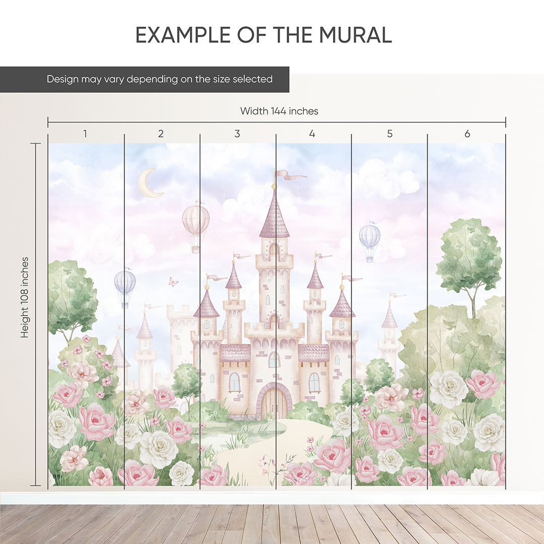 Blossom Magic Kingdom Wall Mural AM138
