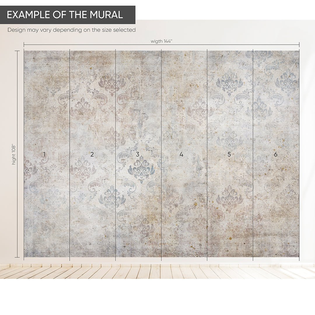 Vintage Antique Rococo Wall Mural CCM169 – CostaCover