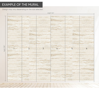 Travertine Tile Wall Mural AM099