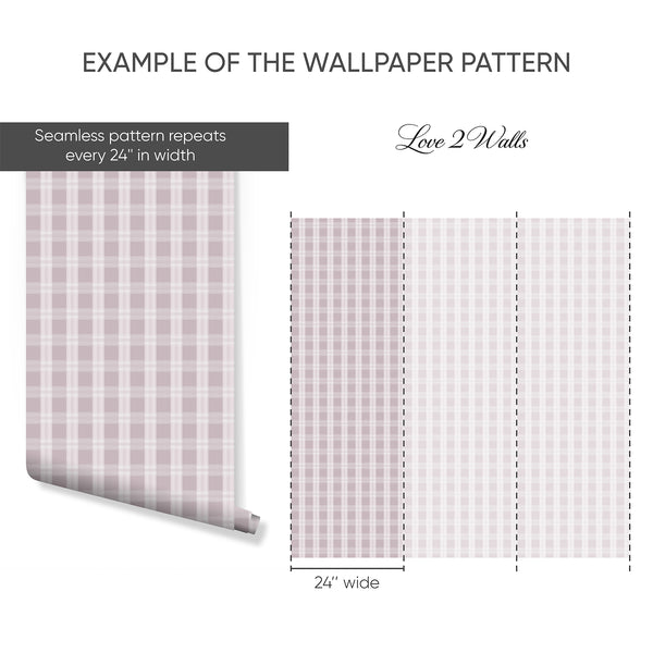 Example of a 24-inch-wide panel, showing how the design is divided across panels; the printed design varies with the size selected