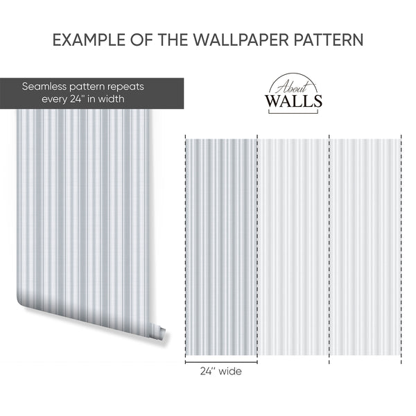 Example of a 24-inch-wide panel, showing how the design is divided across panels; the printed design varies with the size selected