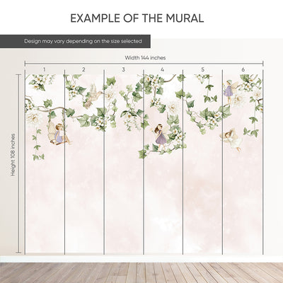 Fairies and Hanging Vines Wall Mural SM055