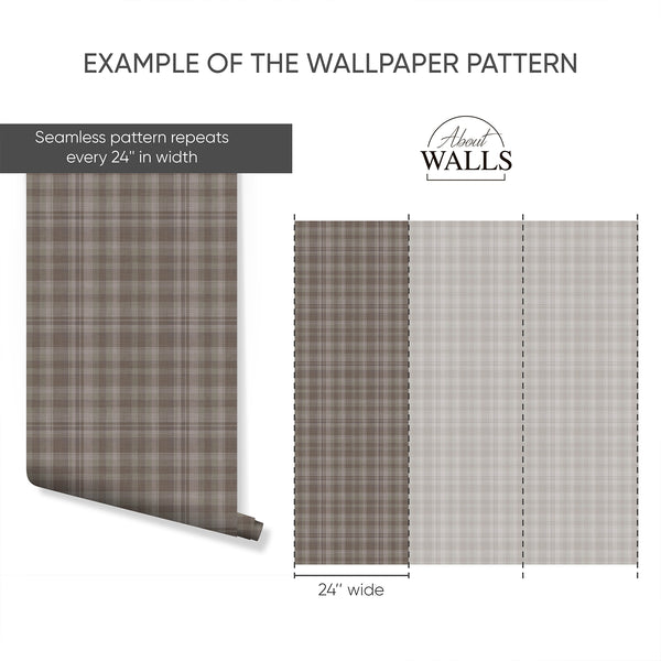 Example of a 24-inch-wide panel, showing how the design is divided across panels; the printed design varies with the size selected